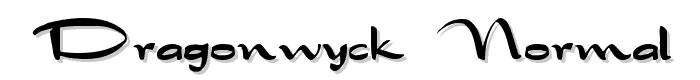 Dragonwyck  Normal font